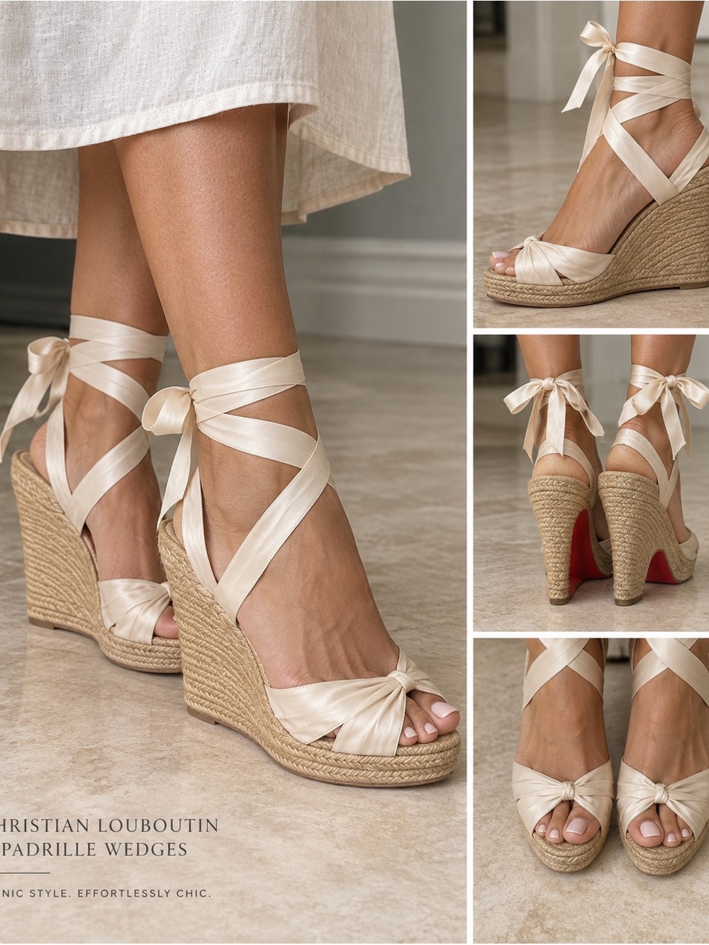 Christian Louboutin espadrilles size 8